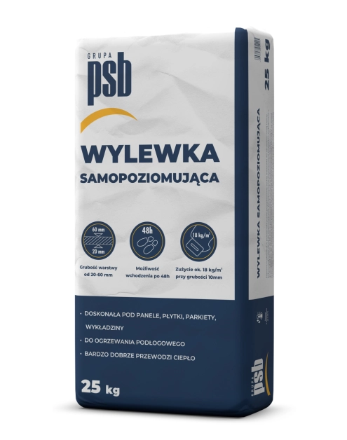 Zdjęcie: Wylewka samopoziomująca 25 kg PSB