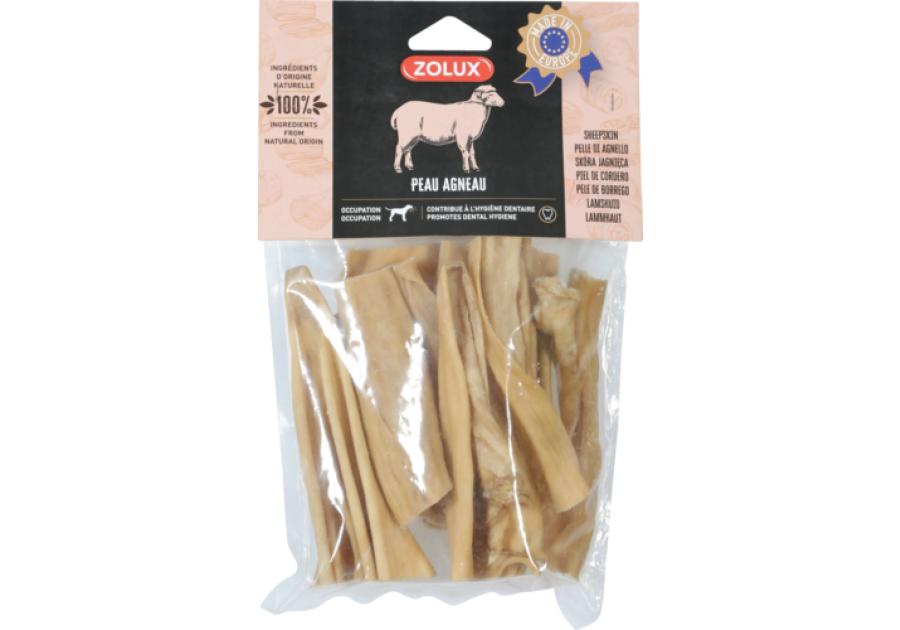 Zdjęcie: Przysmak naturalny dla psa Skóra jagnięca 15 cm, 200 g ZOLUX