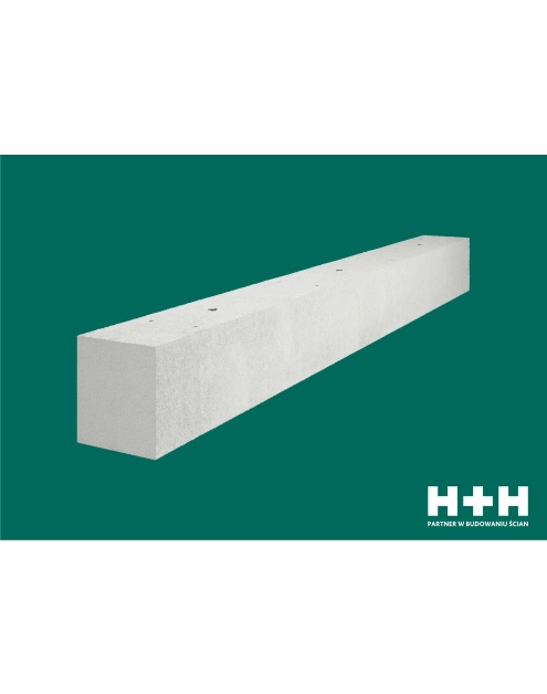 Zdjęcie: Belka nadprożowa Gold+ 115x125x1250 mm H+H