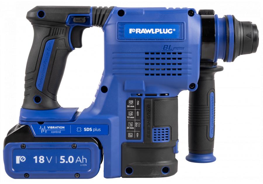 Zdjęcie: Młotowiertarka 24 mm 2,1 J 18 V RawlHAMMER RAWLPLUG