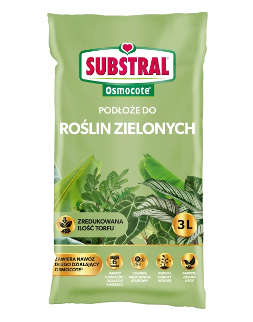 Zdjęcie: Gotowe podłoże Osmocote do Roślin Zielonych 3 L SUBSTRAL