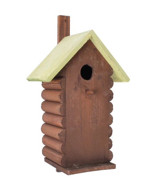 Zdjęcie: Budka lęgowa dla szpaków lub sikorki 21x16x31/40h cm drewniana TIN TOURS