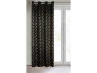Zdjęcie: Zasłona gotowa D91 Poli 140 x 250 cm czarny EUROFIRANY