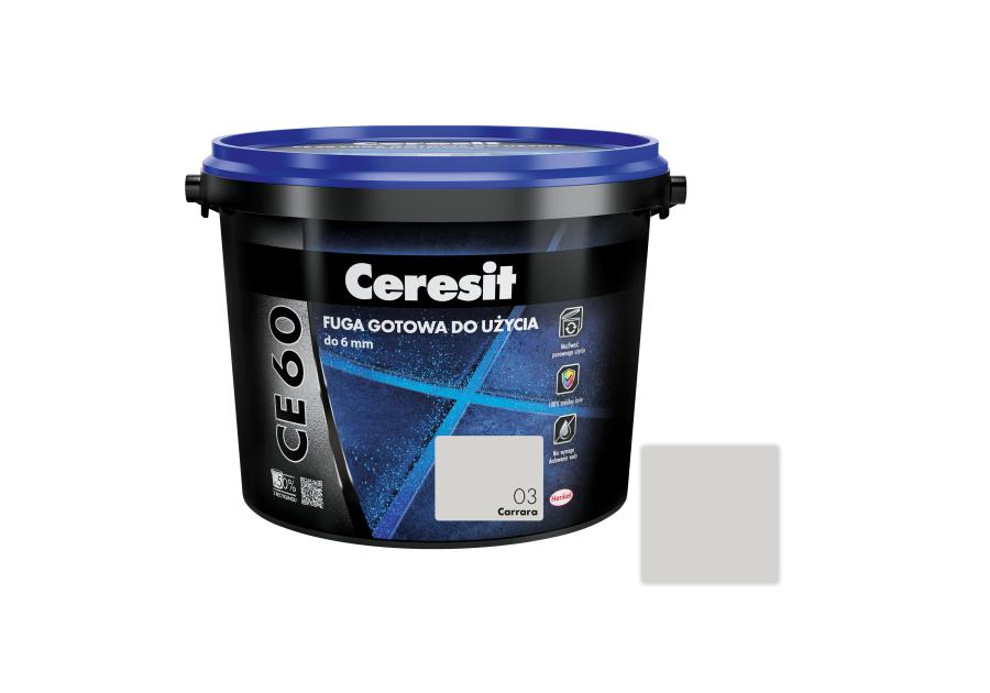 Zdjęcie: Fuga CE 60 Carrara 2 kg CERESIT