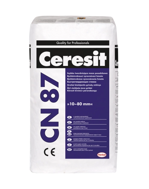 Zdjęcie: Masa posadzkowa szybkotwardniejąca CN87, 25 kg CERESIT