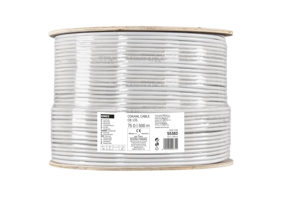 Zdjęcie: Kabel koncentryczny CB135, 500 m EMOS