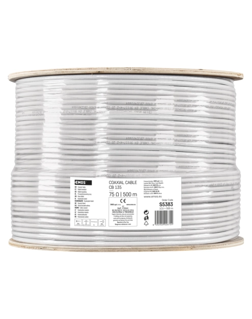 Zdjęcie: Kabel koncentryczny CB135, 500 m EMOS