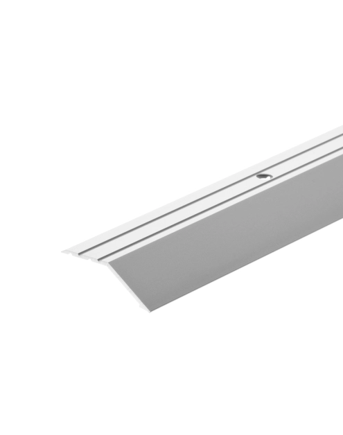 Zdjęcie: Profil progowy ochronny skośny aluminium anoda 45 mm 1 m srebrny CEZAR