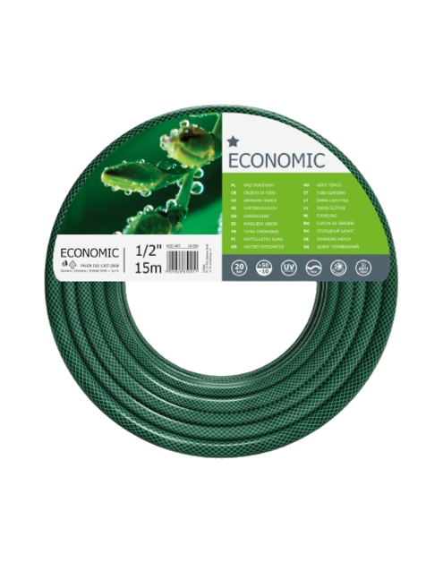 Zdjęcie: Wąż ogrodowy Economic 1/2 - 10000 cm m stojak CELLFAST