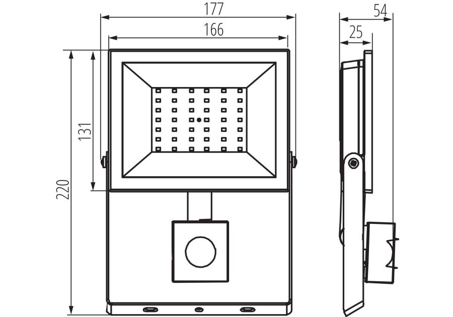 Zdjęcie: Naświetlacz LED Grun NV LED-50-B-SE MILEDO