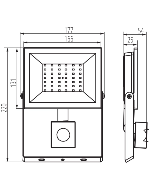 Zdjęcie: Naświetlacz LED Grun NV LED-50-B-SE MILEDO