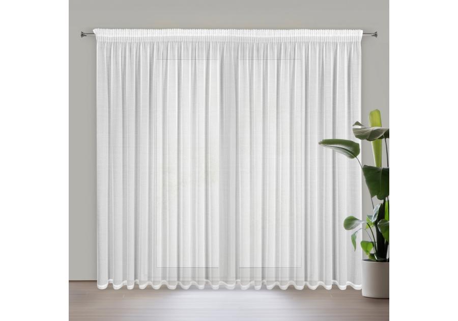 Zdjęcie: Firana gotowa Vanesa na taśmie 350 x 270 cm biały EUROFIRANY