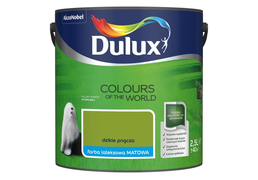 Zdjęcie: Farba do wnętrz Kolory Świata 2,5 L dzikie pnącza DULUX