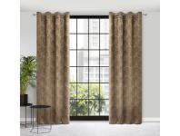 Zdjęcie: Zasłona gotowa Goja 140 x 250 cm brązowy EUROFIRANY