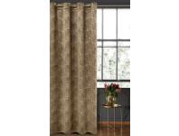 Zdjęcie: Zasłona gotowa Goja 140 x 250 cm brązowy EUROFIRANY