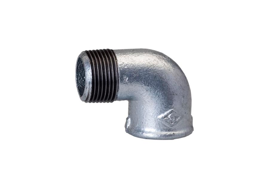 Zdjęcie: Kolano 90-1/2" wew/zew ocynk DURO