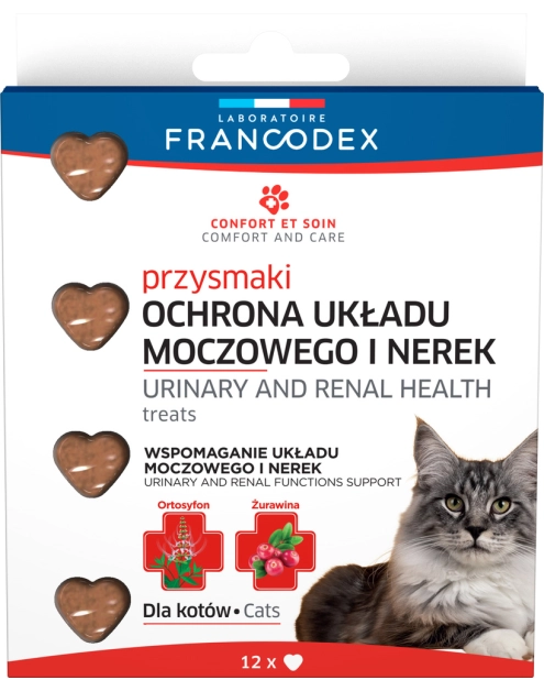 Zdjęcie: Przysmak dla kota zdrowie układu moczowego i nerek 12 szt. FRANCODEX