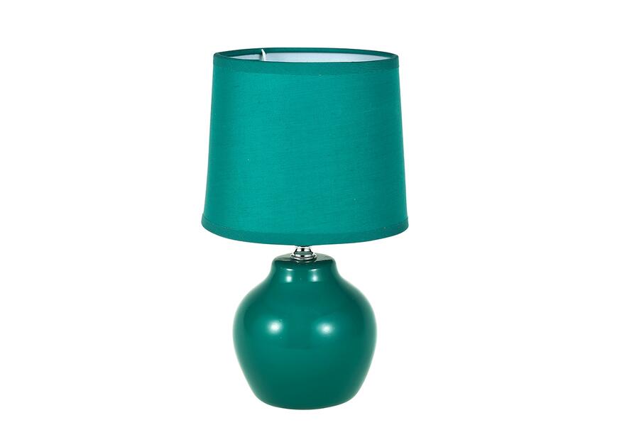 Zdjęcie: Lampa stołowa z podstawą ceramiczną 15x25 cm zielona ALTOMDESIGN