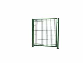Furtka 3D 100x123 cm prawa ocynk 6005 komplet BETAFENCE