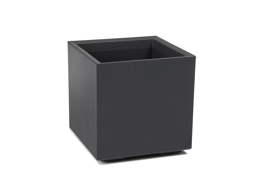 Zdjęcie: Kwietnik Karo Eco recycled 400x400 mm antracyt LAMELA