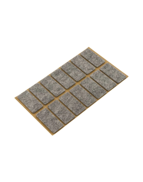 Zdjęcie: Podkładki filcowe samoprzylepne szare 20x44 mm METRO