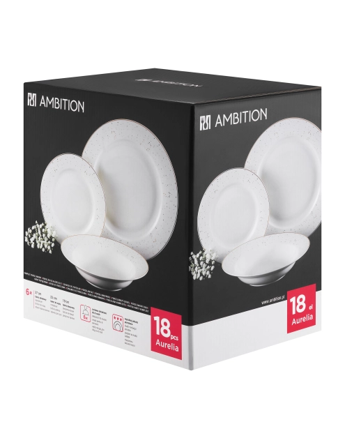 Zdjęcie: Komplet obiadowy dla 6 osób 18-elementowy AURELIA