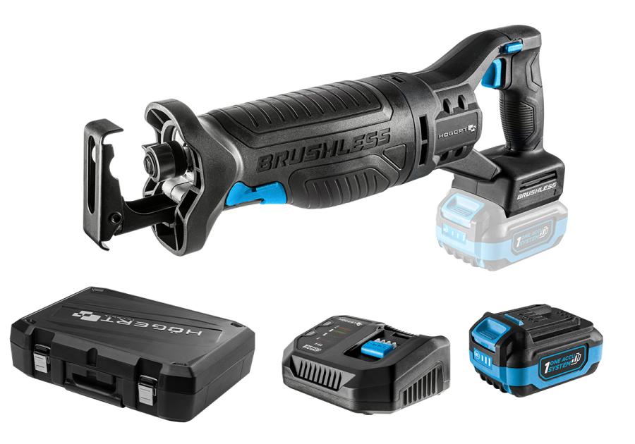 Zdjęcie: Pilarka szablasta bezszczotkowa 18 V zestaw HOGERT TECHNIK
