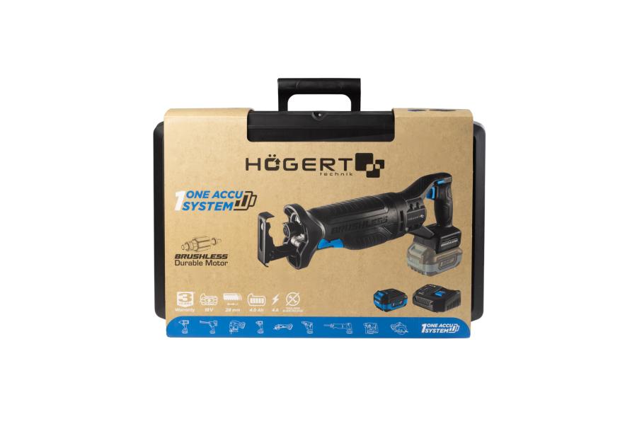 Zdjęcie: Pilarka szablasta bezszczotkowa 18 V zestaw HOGERT TECHNIK