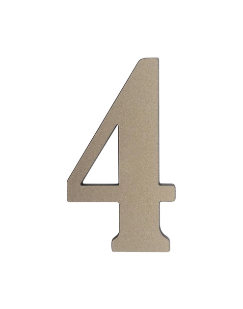 Zdjęcie: Cyfra 4 tworzywowa platyna 50 mm METRO