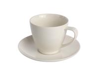 Zdjęcie: Filiżanka 250 ml Ecru Nova ze spodkiem 15 cm MARIA PAULA