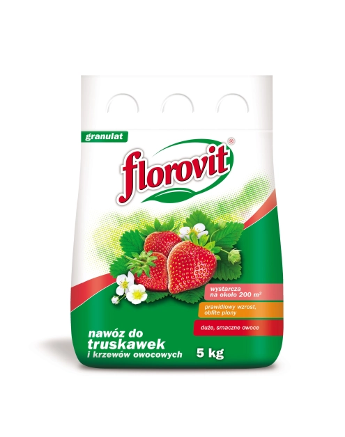 Zdjęcie: Nawóz do truskawek i krzewów owocowych worek 5 kg FLOROVIT