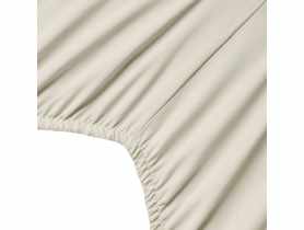 Prześcieradło z gumką mikrowłókno Soft 220x200+30 cm kremowe EUROFIRANY