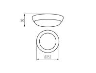 Zdjęcie: Oprawa oświetleniowa Erton 140 OP-W KANLUX