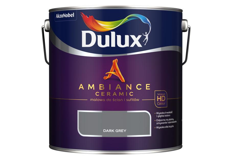 Zdjęcie: Farba ceramiczna Ambiance Dark Grey 2,5 L DULUX