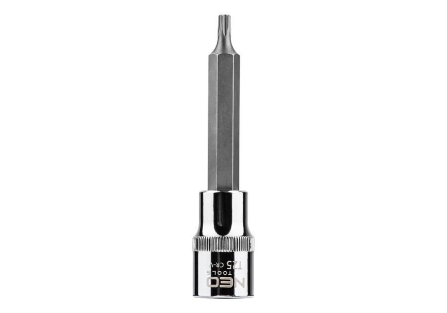 Zdjęcie: Końcówka Torx na nasadce 1/2", T25 x 100 mm NEO