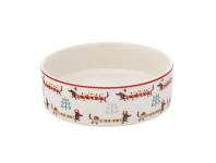Zdjęcie: Miska dla psa 15x5 cm 460 ml dekoracja świąteczne jamniki ALTOM DESIGN