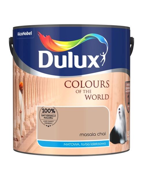 Zdjęcie: Farba do wnętrz Kolory Świata 2,5 L masala chai DULUX