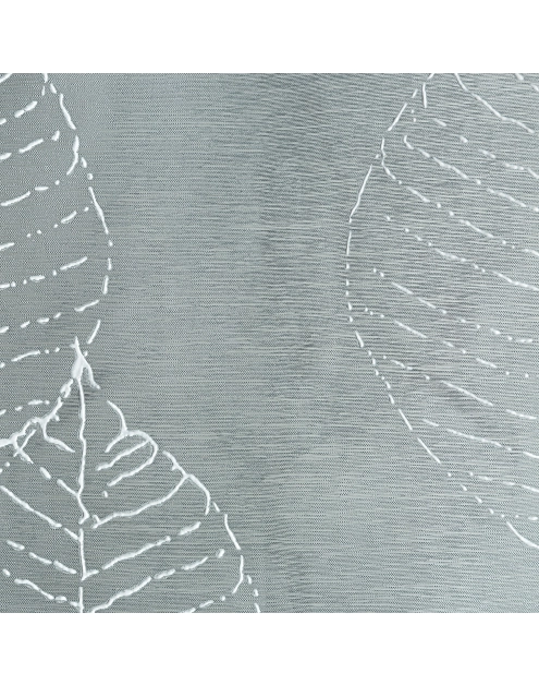 Zdjęcie: Firana Sena 140x250 cm stalowo-biała na przelotkach EUROFIRANY