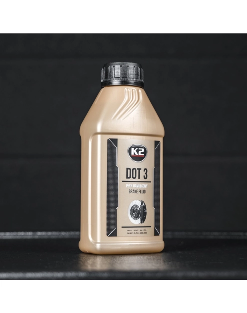 Zdjęcie: Płyn hamulcowy DOT-3 uniwersalny 0,5 L K2