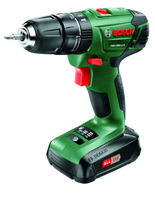 Zdjęcie: Wkrętarka z udarem akumulatorowa 18 V PSB 1800 BOSCH