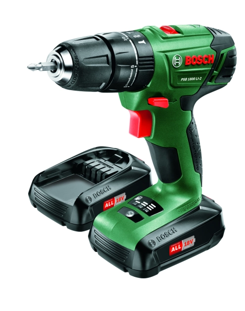 Zdjęcie: Wkrętarka z udarem akumulatorowa 18 V PSB 1800 BOSCH