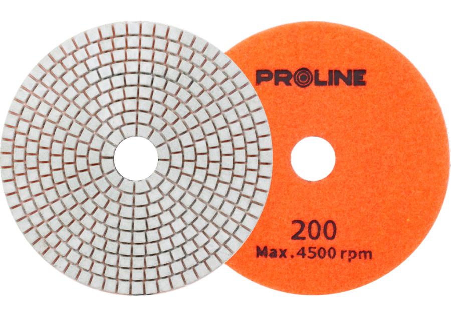 Zdjęcie: Nakładka polerska diamentowa gr.200 - 125 mm granit-marmur PROLINE