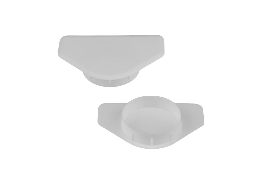 Zdjęcie: Zaślepka otworu zawiasu puszkowego fi 35 biała, 2 sztuki STAHL