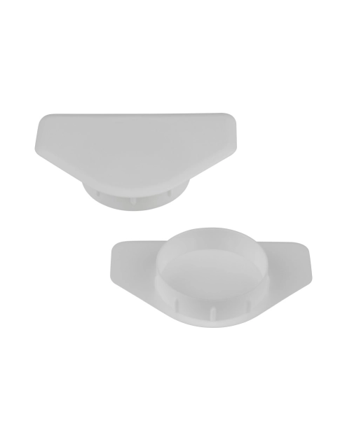 Zdjęcie: Zaślepka otworu zawiasu puszkowego fi 35 biała, 2 sztuki STAHL