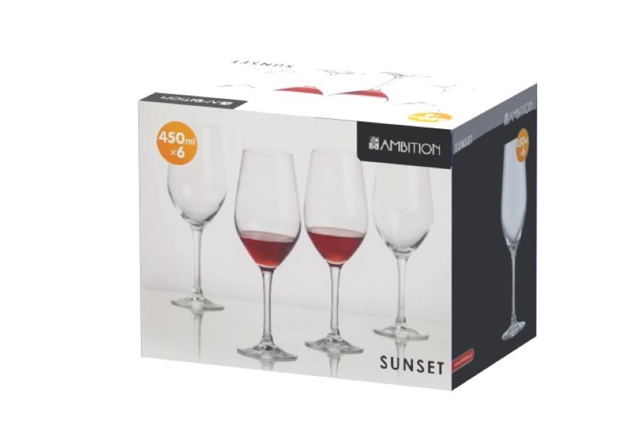 Zdjęcie: Komplet 6 kieliszków do wina Sunset 450 ml AMBITION