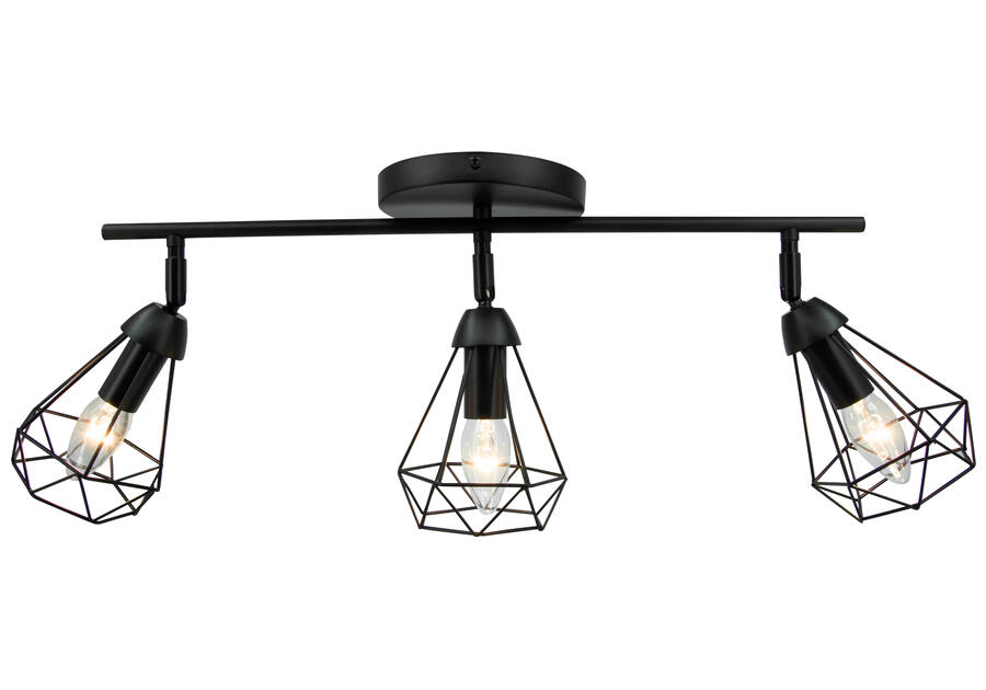 Zdjęcie: Lampa sufitowa Malibu 8414/3 BL ELEM