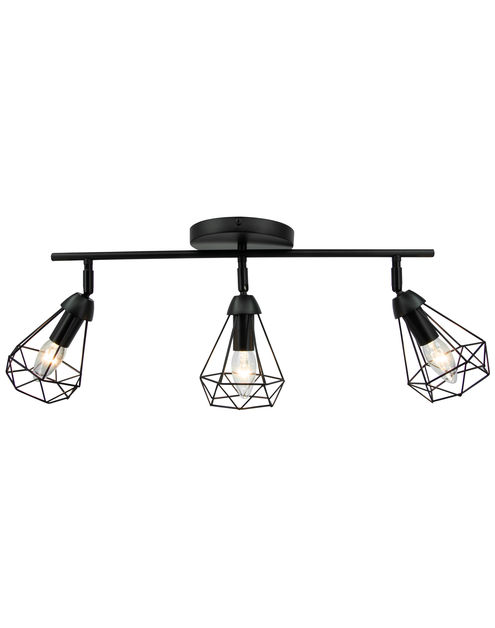 Zdjęcie: Lampa sufitowa Malibu 8414/3 BL ELEM