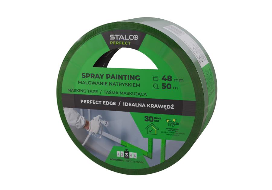 Zdjęcie: Taśma maskująca do malowania natryskiem 48 mm x 50 m PERFECT