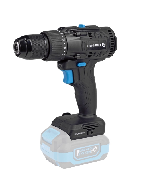 Zdjęcie: Wiertarko-wkrętarka bezszczotkowa 80 Nm HOGERT TECHNIK