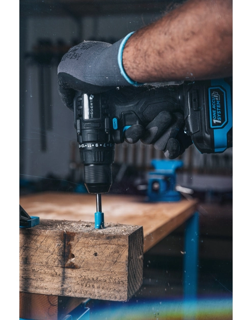 Zdjęcie: Wiertarko-wkrętarka bezszczotkowa 80 Nm HOGERT TECHNIK